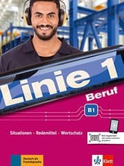 Tapa de Linie 1 beruf b1, libro del alumno y de ejercicios + audio + vídeos