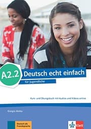 Tapa de deutsch echt einfach! a2.2, libro del alumno y libro de ejercicios con audio online