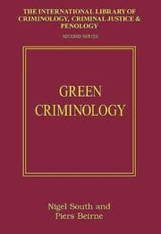 Tapa de Green criminology