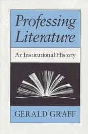 Tapa de Professing literature