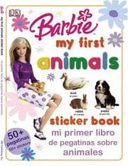 Tapa de Barbie Me Primer Libro De Pegatinas De Animales/barbie My First Animalssticker Book