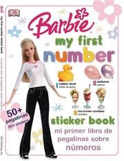 Tapa de Barbie Me Primer Libro De Pegatinas De Numeros/barbie My First Numbersticker Book