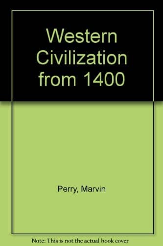 Tapa de Western Civilization from 1400