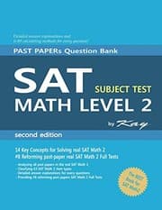 Tapa de PAST PAPER Question Bank SAT Subject Test Math Level 2 Second Edition