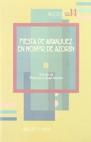Tapa de Fiesta de Aranjuez en honor de Azorín