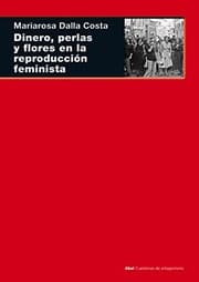 Tapa de Dinero, perlas y flores en la reproducción feminista