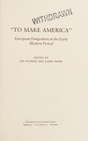 Tapa de "To make America"