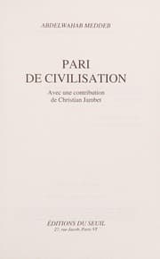 Tapa de Pari de civilisation