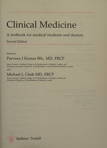 Tapa de Clinical Medicine