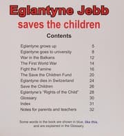 Tapa de Eglantine Jebb Saves the Children