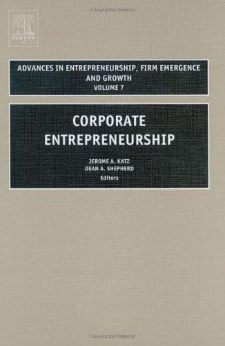Tapa de Corporate entrepreneurship