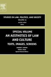 Tapa de An aesthetics of law and culture
