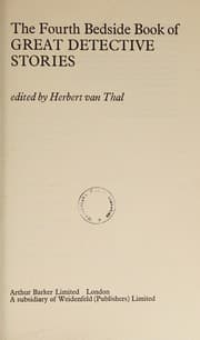 Tapa de The Fourth Bedside Book of Great Detective Stories
