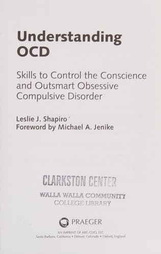 Tapa de Understanding OCD