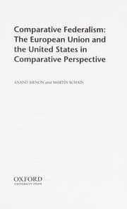 Tapa de Comparative federalism