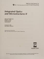 Tapa de Integrated optics and microstructures II