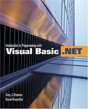 Tapa de Introduction to Programming with Visual Basic . Net