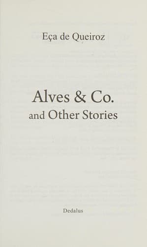 Tapa de Alves & Ca. e outras ficções