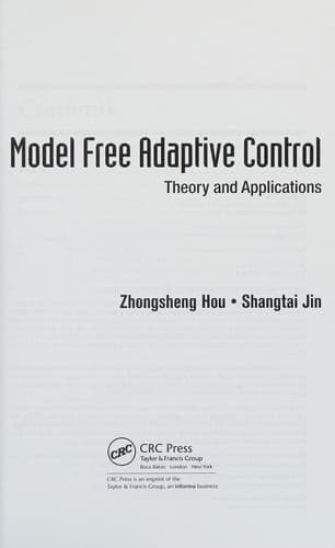 Tapa de Model Free Adaptive Control