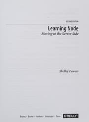 Tapa de Learning Node