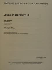 Tapa de Lasers in dentistry IX