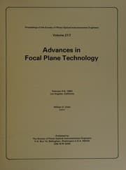 Tapa de Advances in focal plane technology, February 4-5, 1980, Los Angeles, California