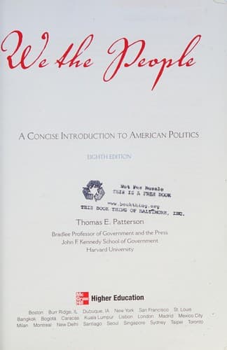 Tapa de We the people