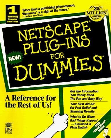 Tapa de Netscape plug-ins for dummies