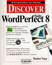 Tapa de Discover WordPerfect suite 8