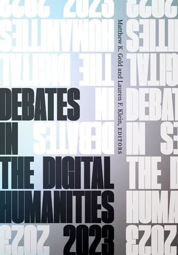 Tapa de Debates in the Digital Humanities 2023