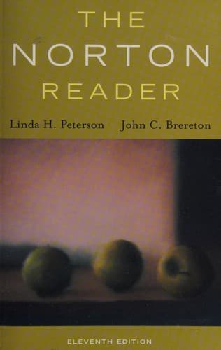 Tapa de The Norton reader