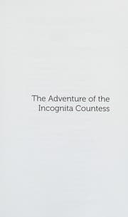 Tapa de The Adventure of the Incognita Countess (Conversation Pieces) (Volume 53)