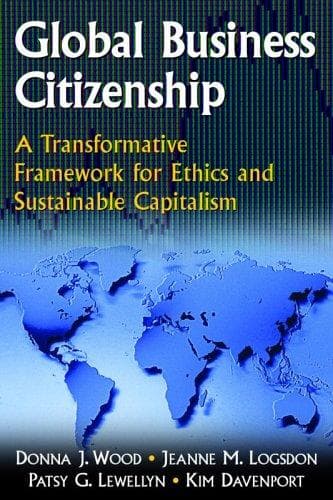 Tapa de Global business citizenship
