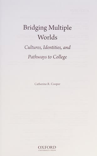 Tapa de Bridging multiple worlds