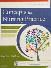 Tapa de Concepts for Nursing Practice