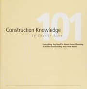 Tapa de Construction Knowledge 101