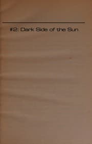 Tapa de Dark side of the sun