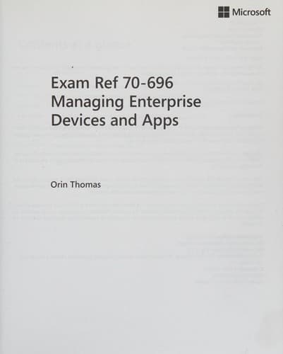 Tapa de Exam Ref 70-696
