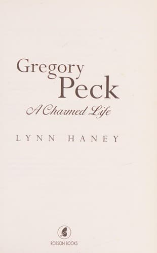 Tapa de Gregory Peck
