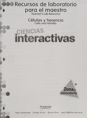 Tapa de Lab Resource, Ciencias interactivas- Cells and Heredity. Volume 7, SPANISH EDITION