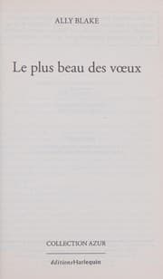 Tapa de Le Plus Beau Des Voeux