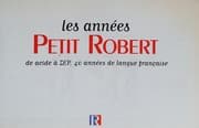 Tapa de Les Annees, Petit Robert