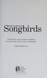Tapa de North American songbirds