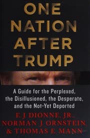 Tapa de One nation after Trump