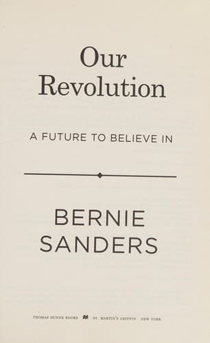 Tapa de Our Revolution