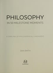 Tapa de Philosophy in 50 Milestone Moments