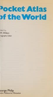 Tapa de Pocket atlas of the world