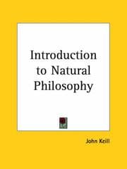 Tapa de Introduction to Natural Philosophy
