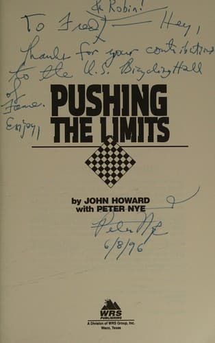 Tapa de Pushing the limits