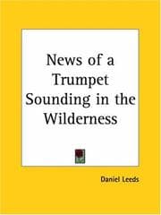 Tapa de News of a Trumpet Sounding in the Wilderness